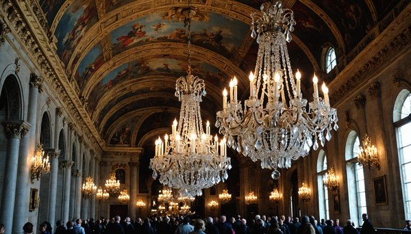 Tradition et modernité: les lustres en cristal de saint louis